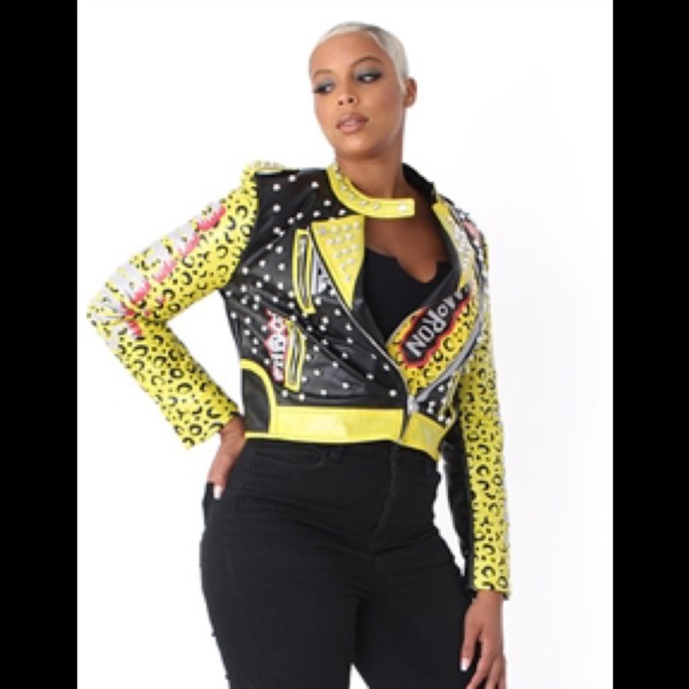 4th sale Faux leather Jacket